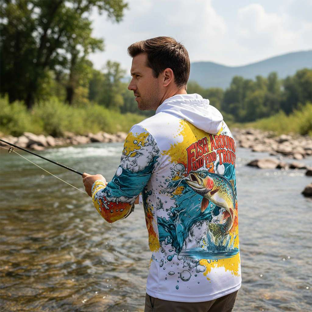 Fish Around And Find Trout Rainbow Trout All Over Print Shirt