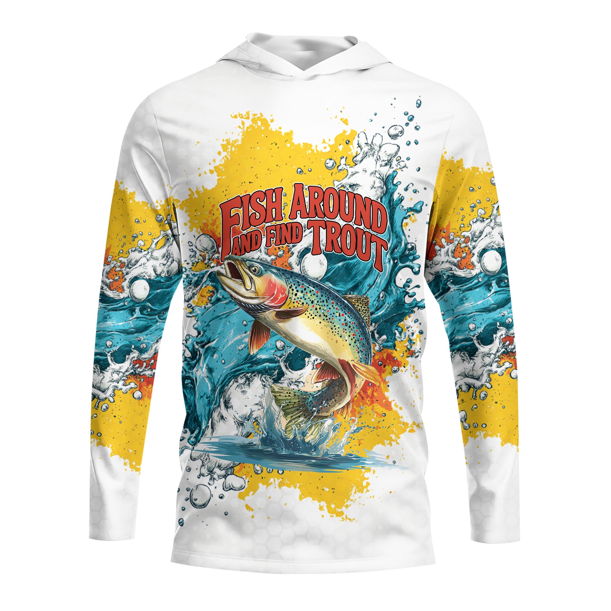 Fish Around And Find Trout Rainbow Trout All Over Print Shirt