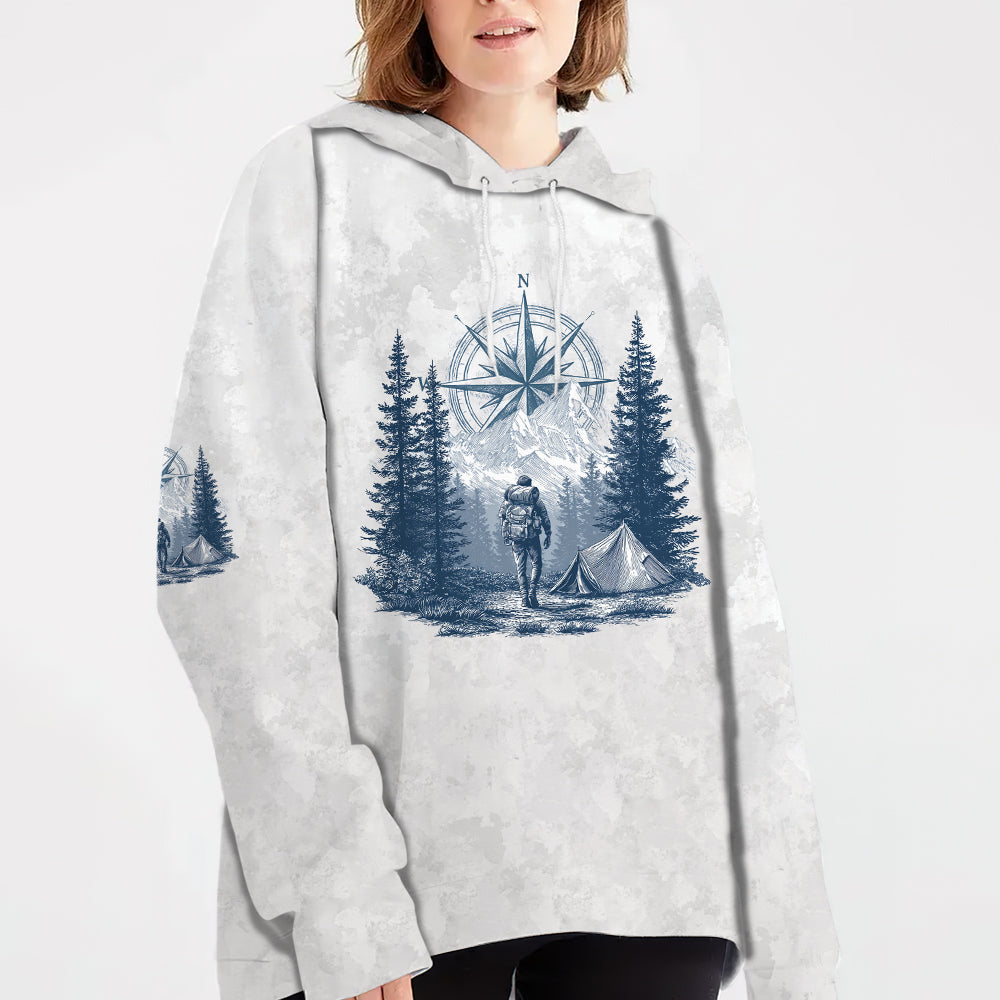 Vintage Hiking Compass All Over Print Shirt