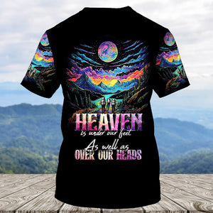 Heaven Is Under Our Feet As Well As Over Our Heads All Over Print Shirt