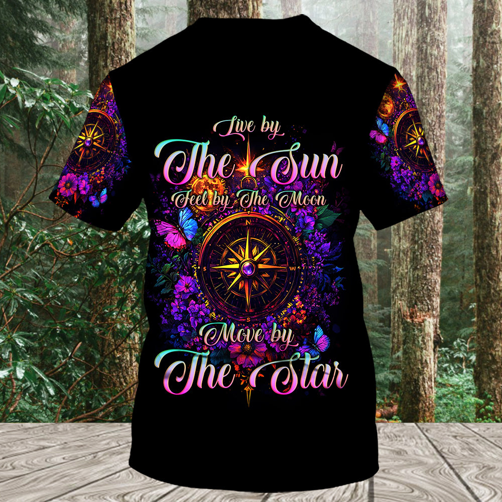 Live By The Sun Feel By The Moon All Over Print Shirt
