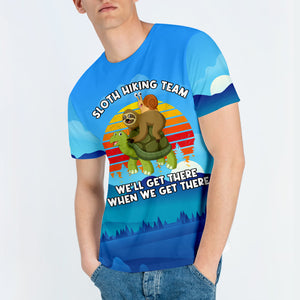 Funny Slow Hiking Team All Over Print Shirt