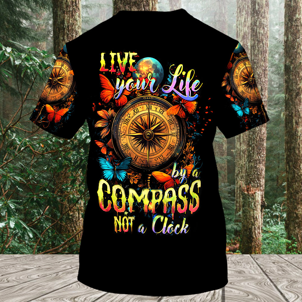 Live Your Life By A Compass All Over Print Shirt