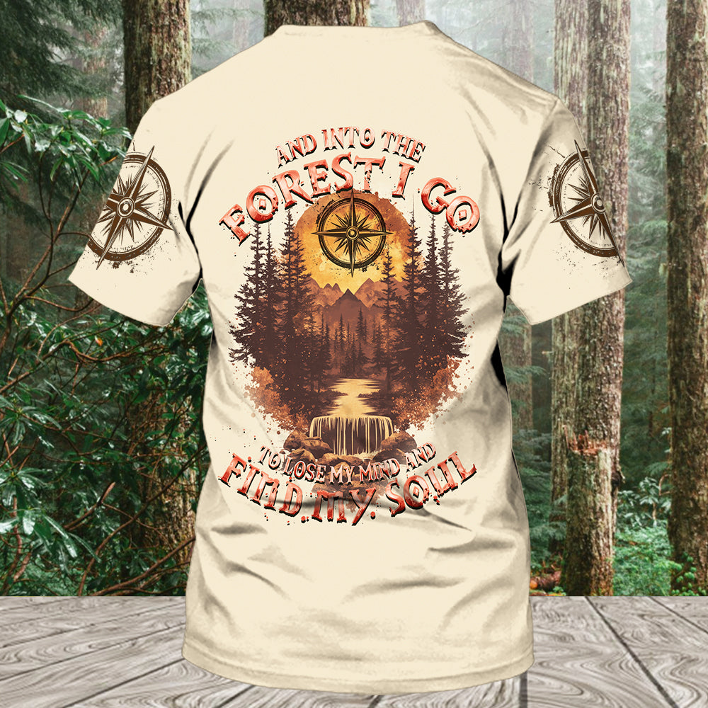 Into The Forest I Go To Lose My Mind And Find My Soul Brown All Over Print Shirt