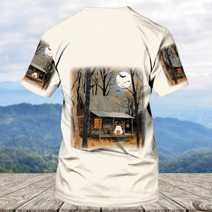Boo & Candy Haunt Forest All Over Print Shirt