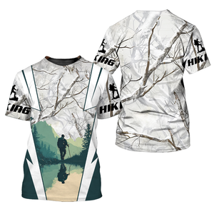 Hiking Winter Camo All Over Print Shirt