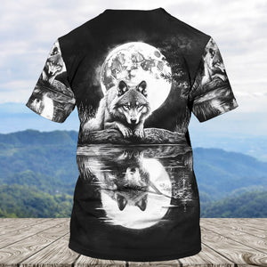 Mystical Wolf Art All Over Print Shirt
