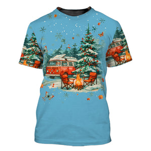It’s The Most Wonderful Christmas Camping All Over Print Shirt