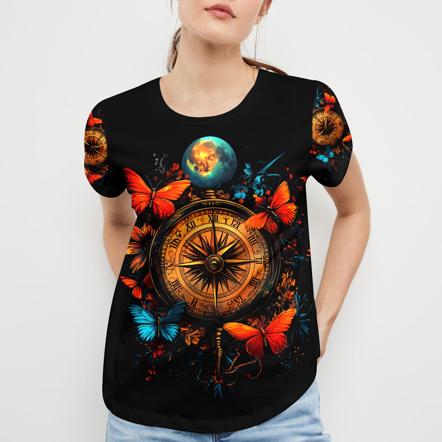 Live Your Life By A Compass All Over Print Shirt