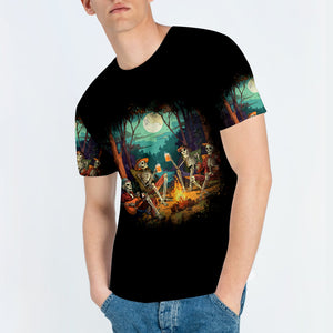 Spooky Camping Crew Halloween All Over Print Shirt