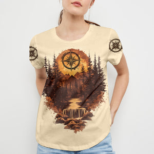 Into The Forest I Go To Lose My Mind And Find My Soul Brown All Over Print Shirt