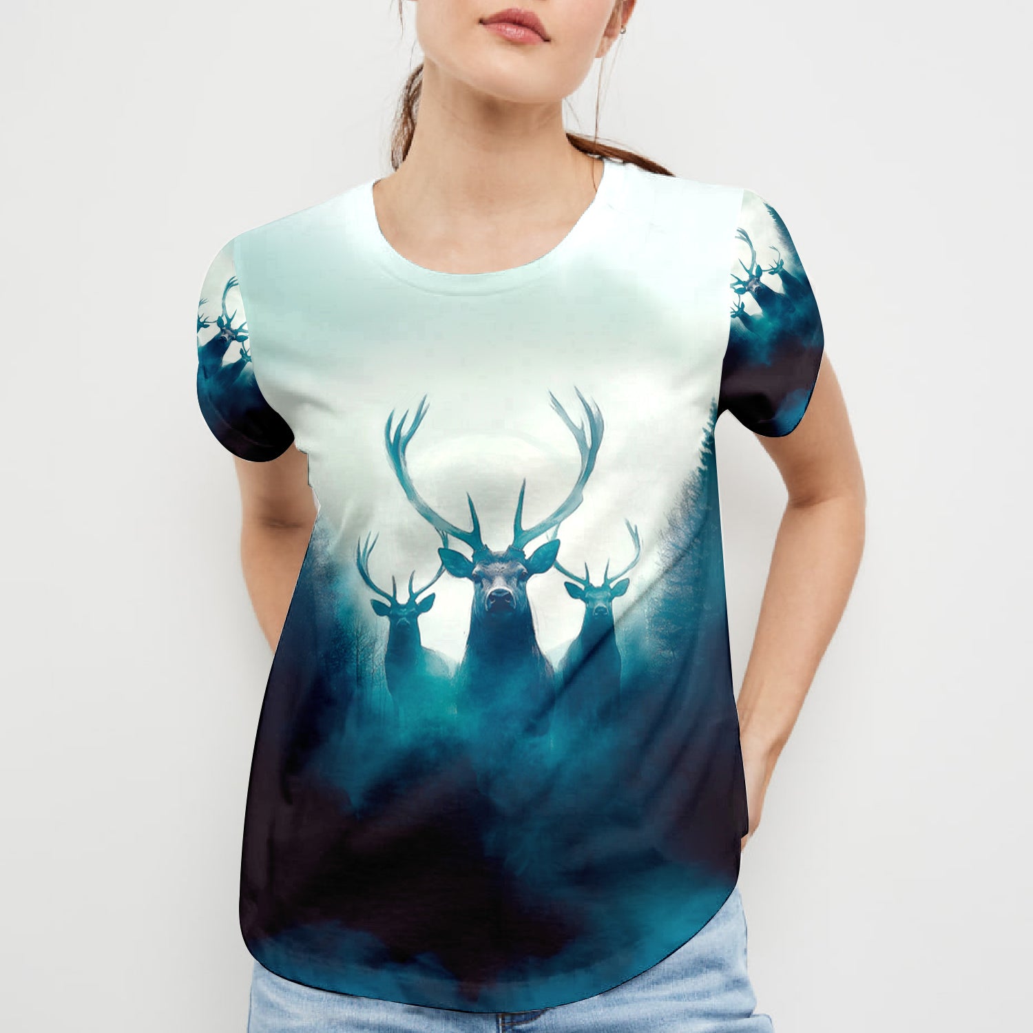 Nature Dears All Over Print Shirt