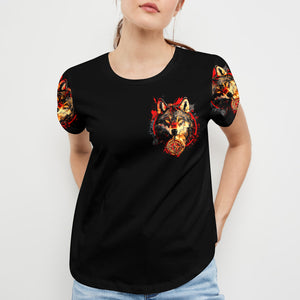 Not All Who Wander Are Lost Wolf All Over Print Shirt
