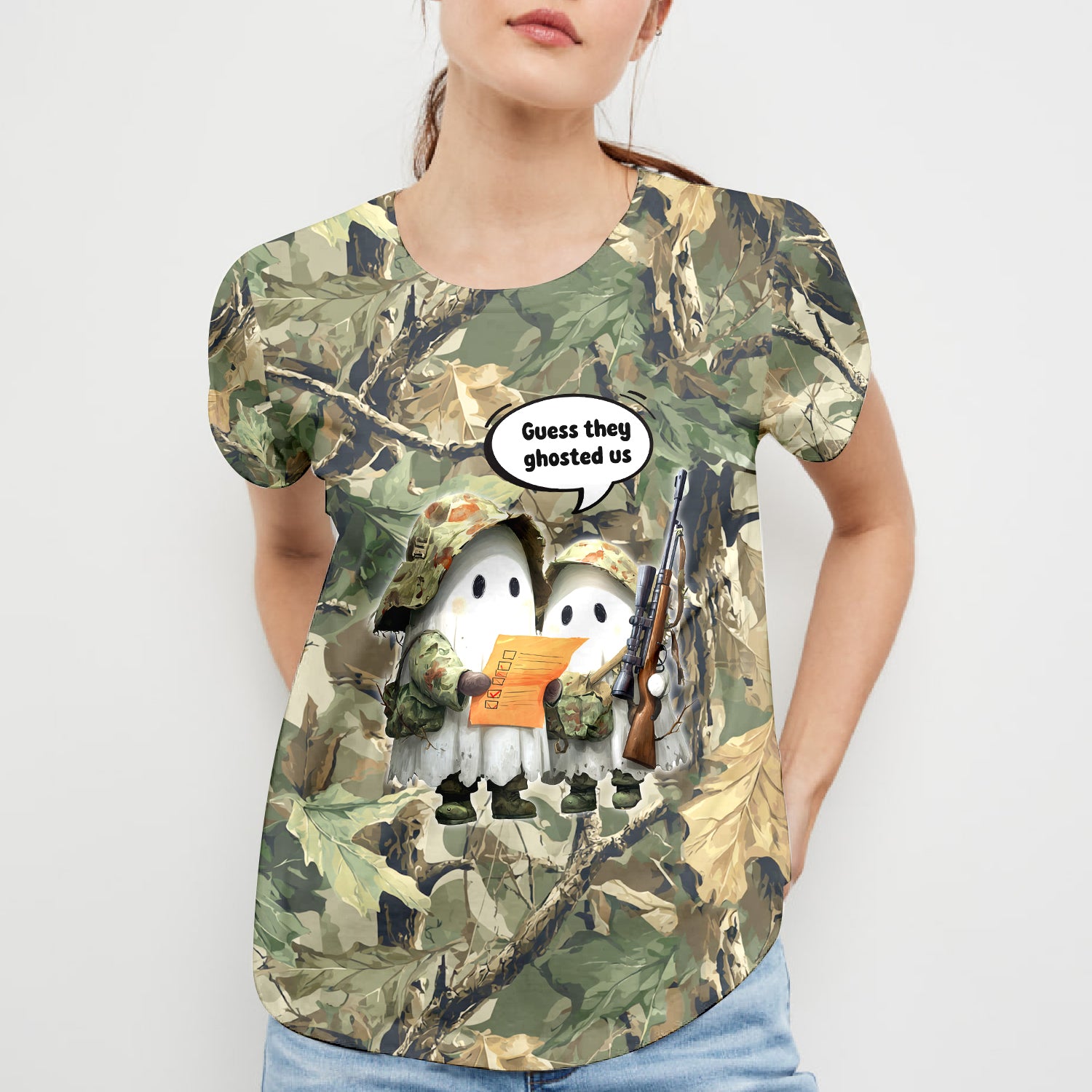 Funny Ghost Hunters Un-boo-lievable All Over Print Shirt