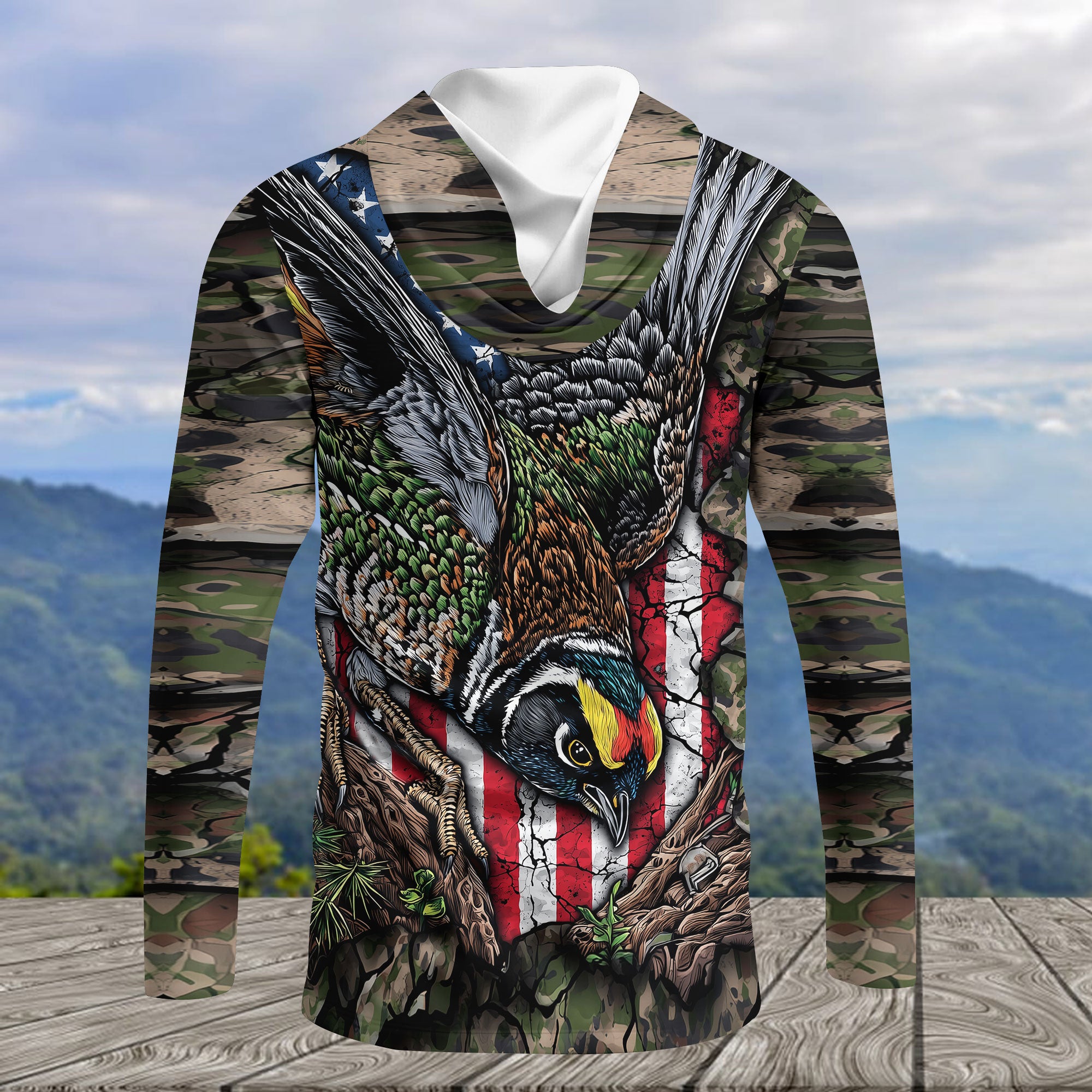 Quail Perched On The Rock All Over Print Shirt