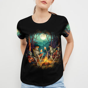Spooky Camping Crew Halloween All Over Print Shirt