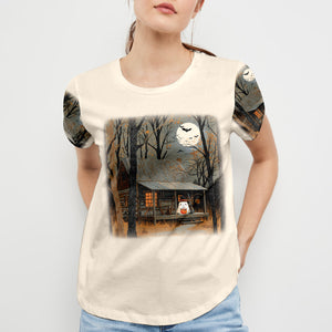 Boo & Candy Haunt Forest All Over Print Shirt
