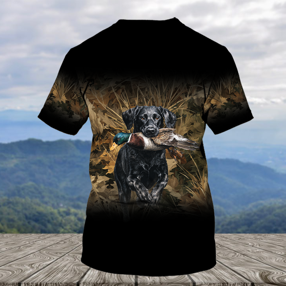 Duck Hunting With Dog All Over Print Shirt