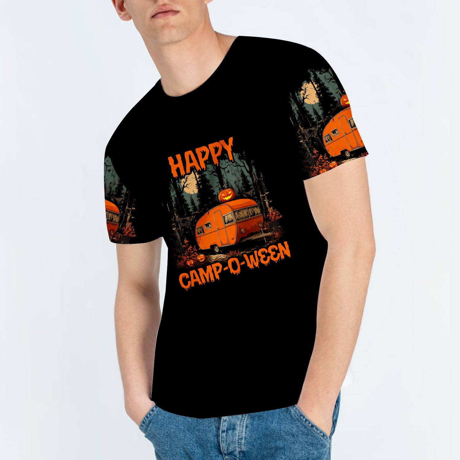 Happy Camp-O-Ween Halloween All Over Print Shirt