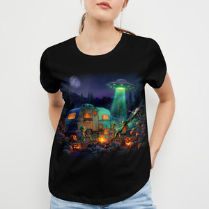 Life Is Better At The UFO Campfire All Over Print Shirt