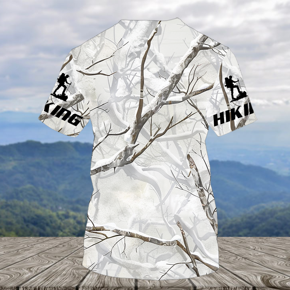 Hiking Winter Camo All Over Print Shirt