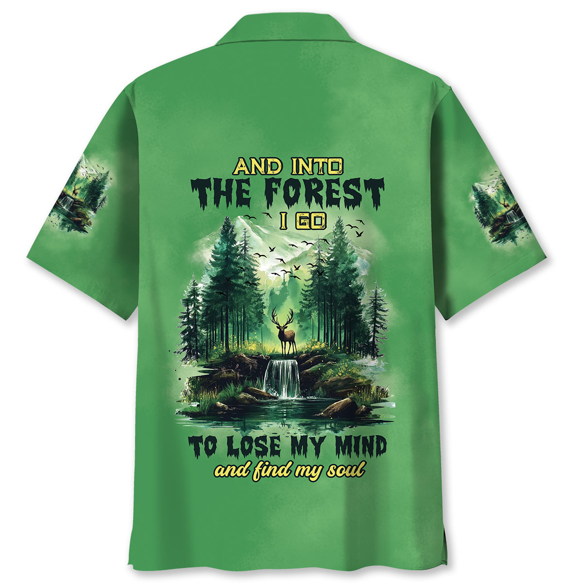 Into The Forest I Go Hawaiian Shirt