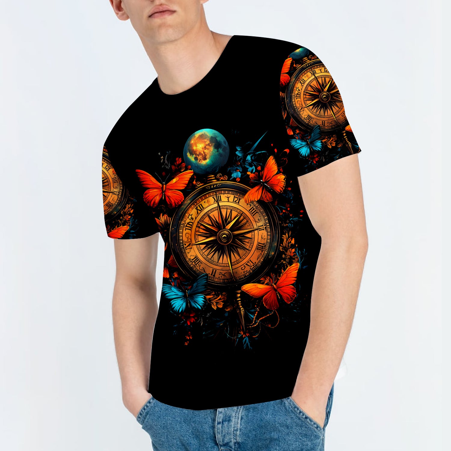 Live Your Life By A Compass All Over Print Shirt