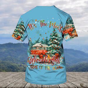 It’s The Most Wonderful Christmas Camping All Over Print Shirt