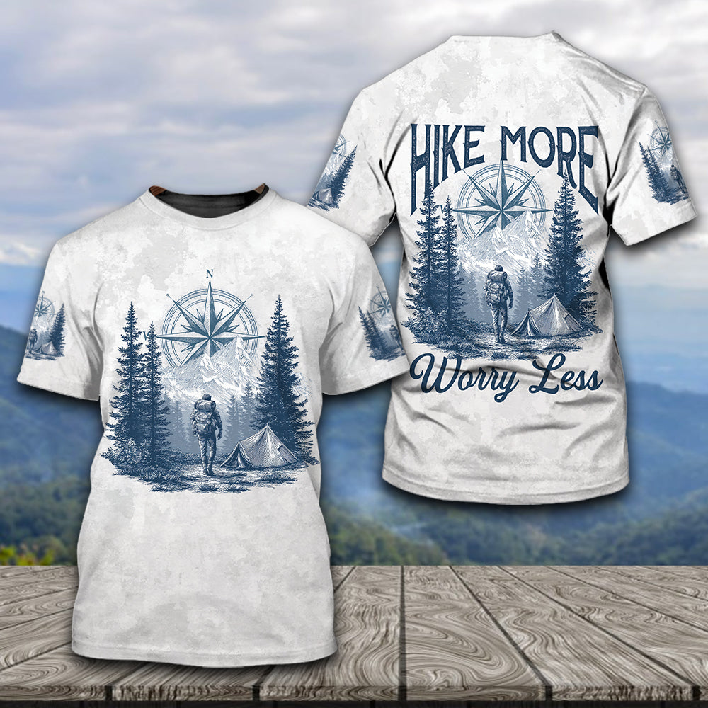 Vintage Hiking Compass All Over Print Shirt