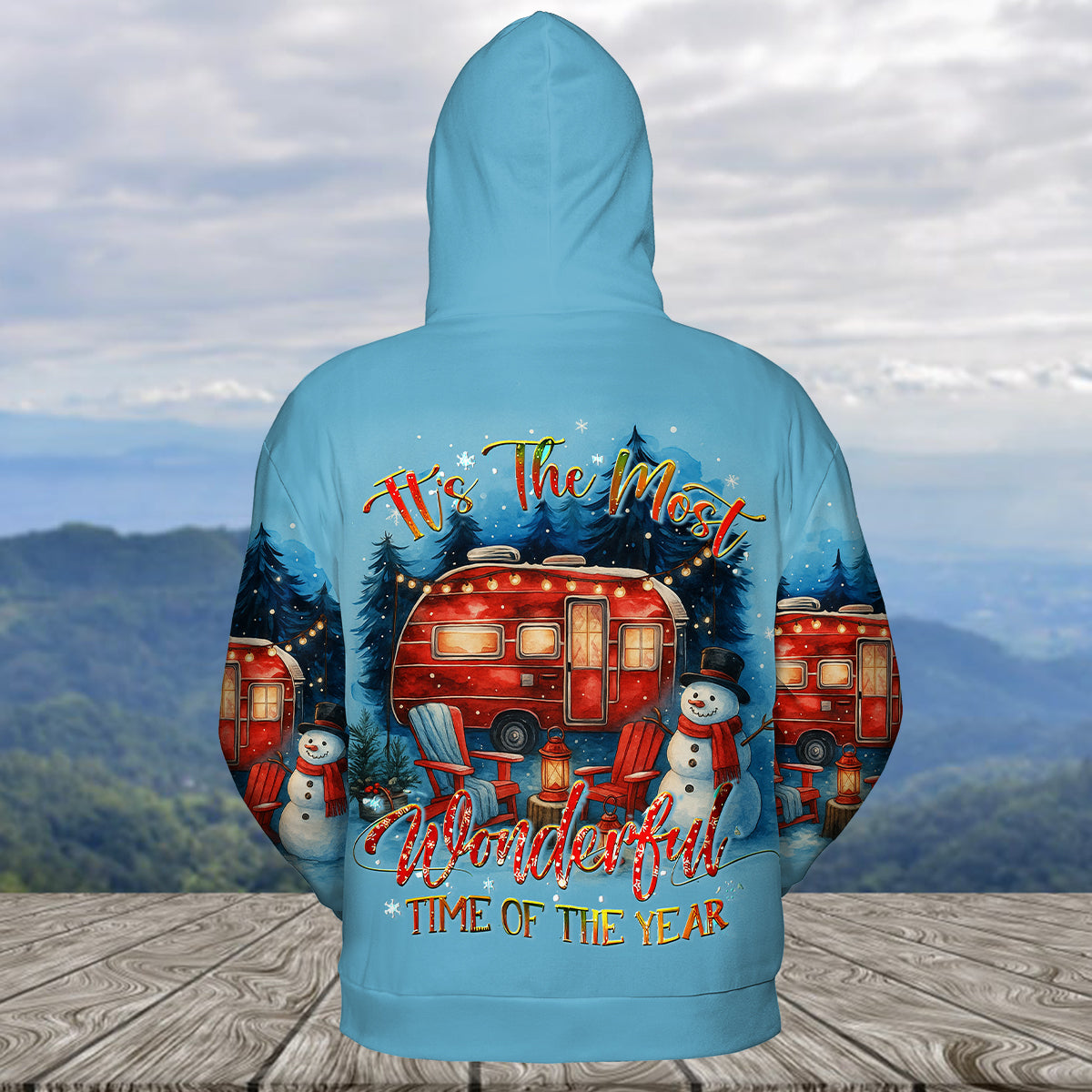 Christmas Camper Winter Wonderland All Over Print Shirt