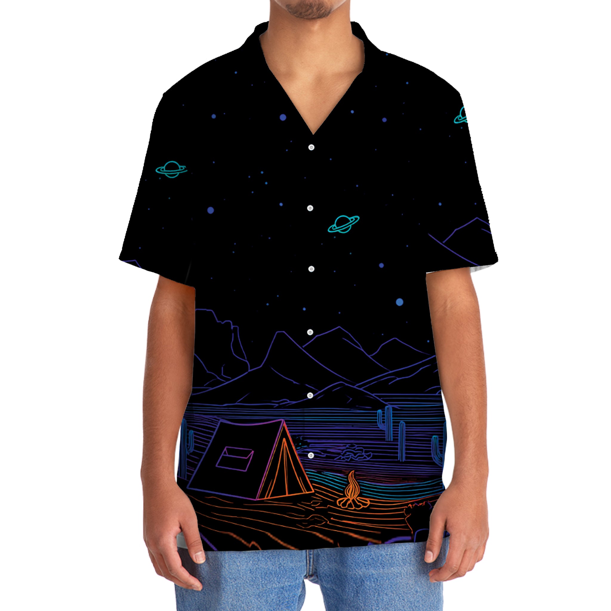 Camping I Don't Need Therapy Hawaiian Shirt