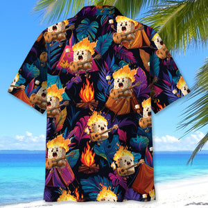 Toasted Candy Playing Guitar Hawaiian Shirt