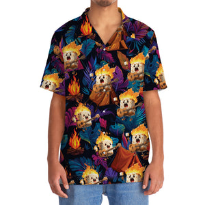 Toasted Candy Playing Guitar Hawaiian Shirt