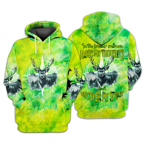 In The Forest Embrace, I Lose My Thoughts And Uncover My Spirit All Over Print Shirt