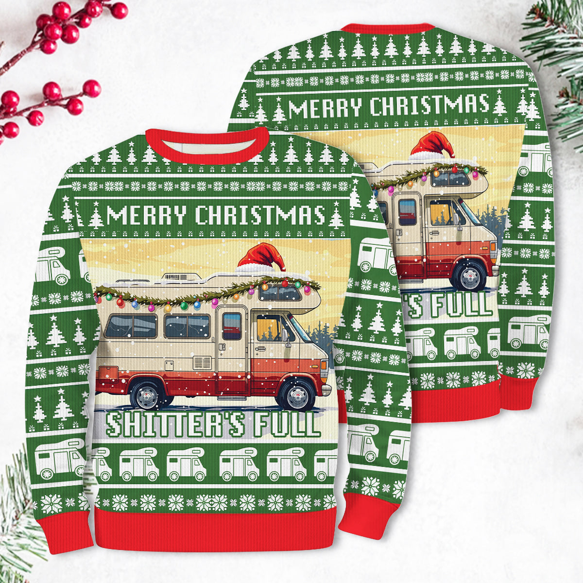 Merry Christmas Shitter's Full Ugly Sweater