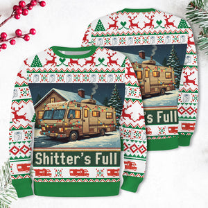 Shitter's Full Funny Ugly Sweater