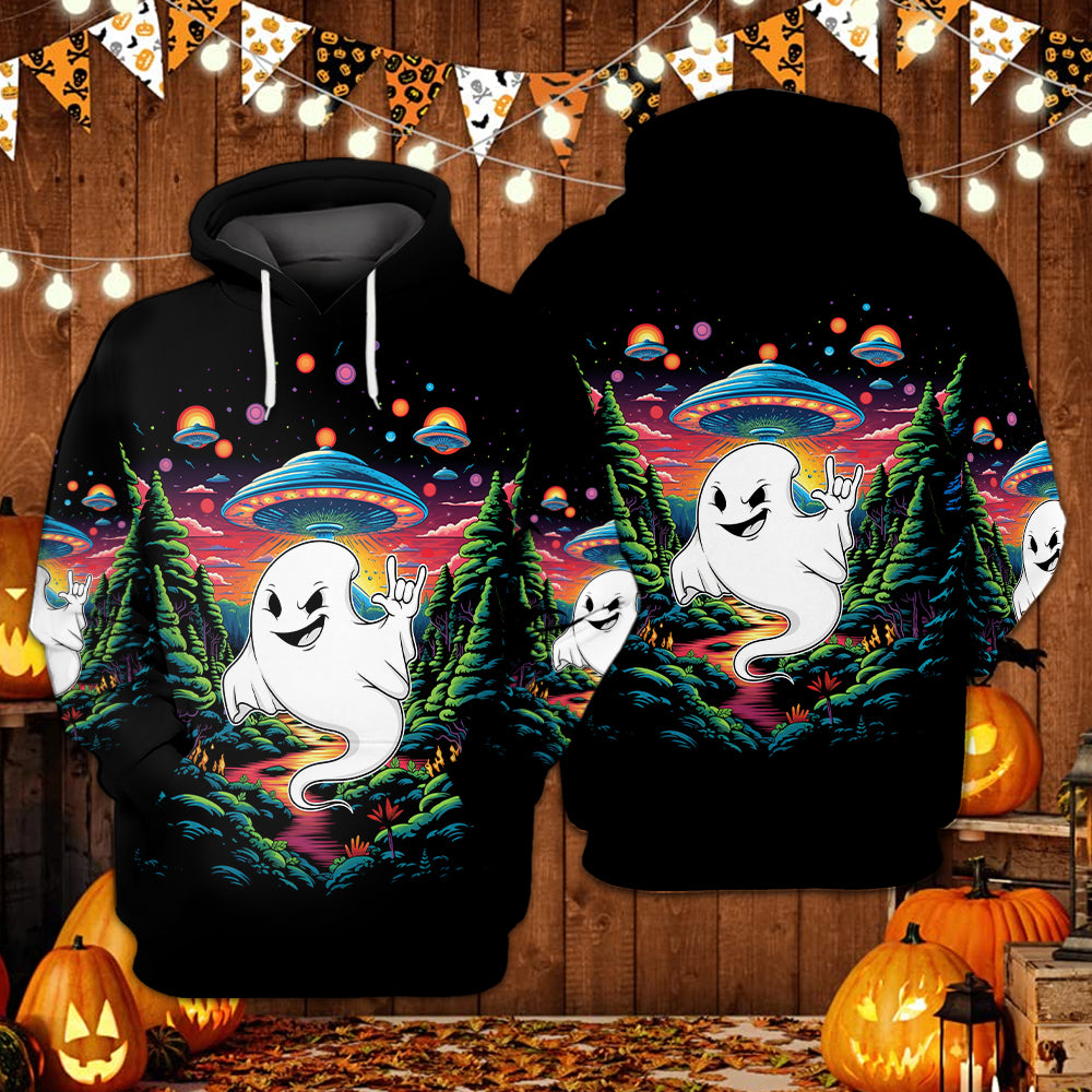 Boo Rock The Forest All Over Print Shirt