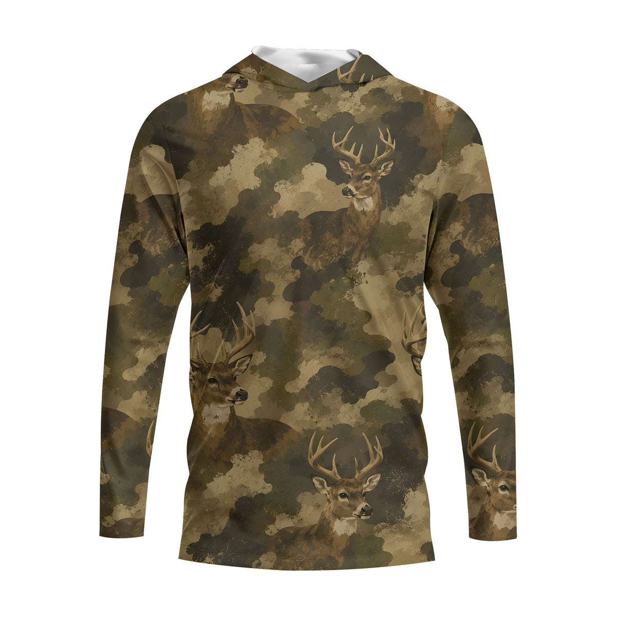 Deer Camouflage Graphic Shirt
