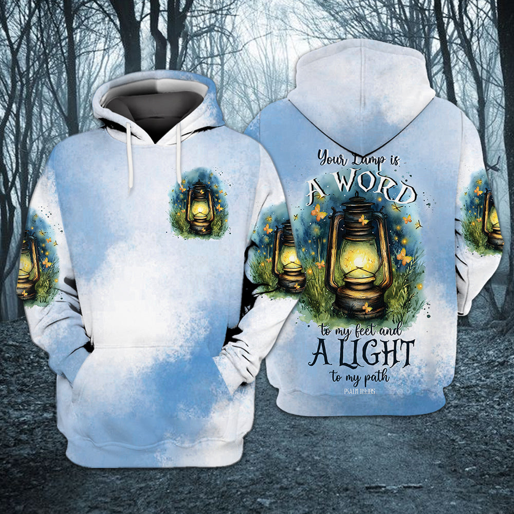 Your Lamp Is A Word To My Feet And A Light To My Path All Over Print Shirt