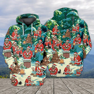 Bigfoot Camping Xmas All Over Print Shirt