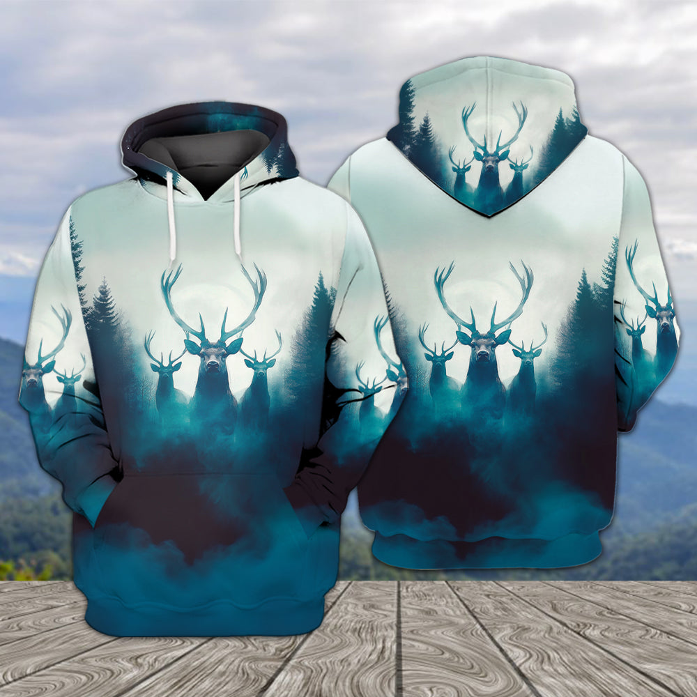 Nature Dears All Over Print Shirt