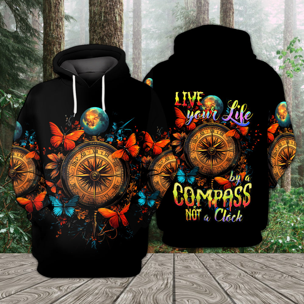 Live Your Life By A Compass All Over Print Shirt