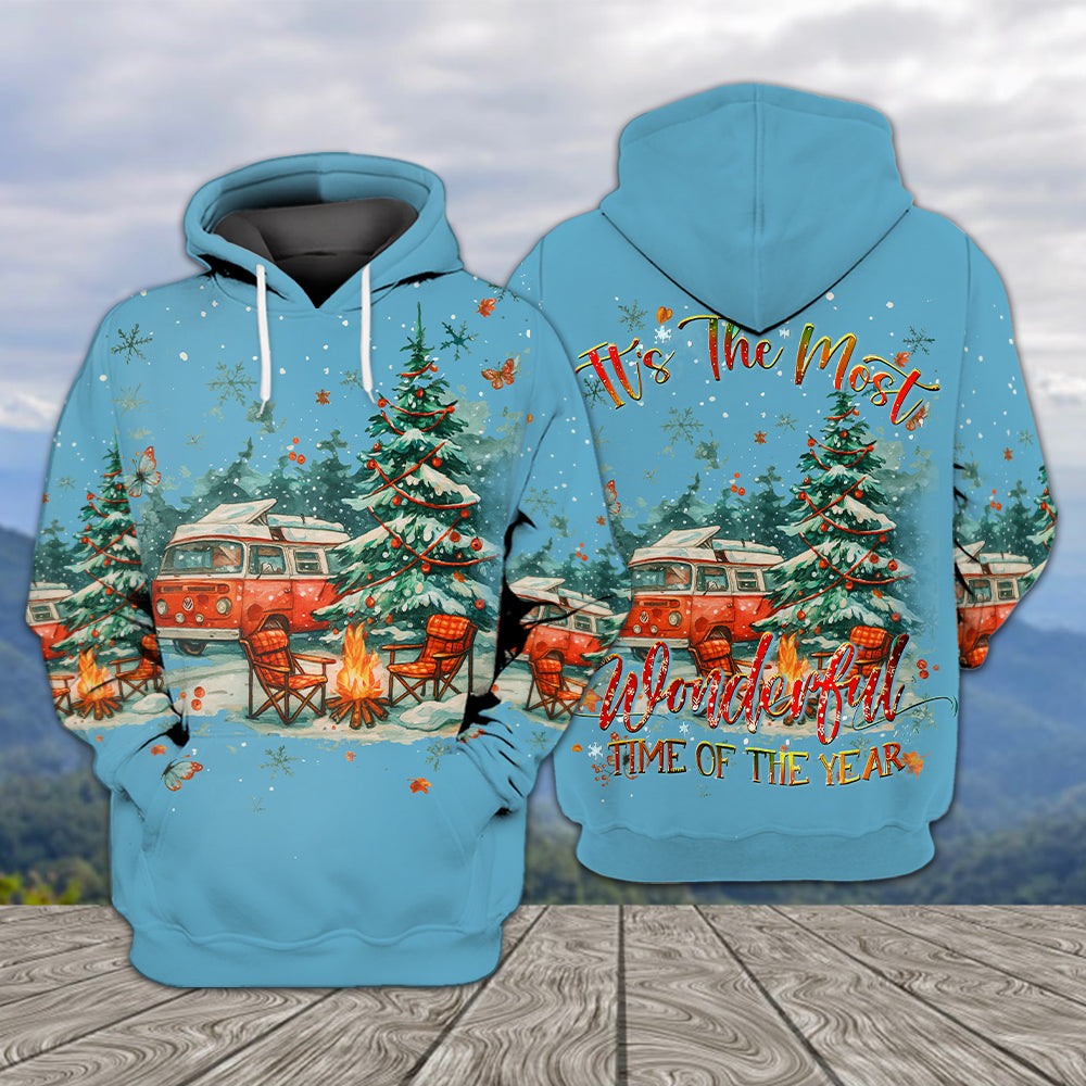 It’s The Most Wonderful Christmas Camping All Over Print Shirt