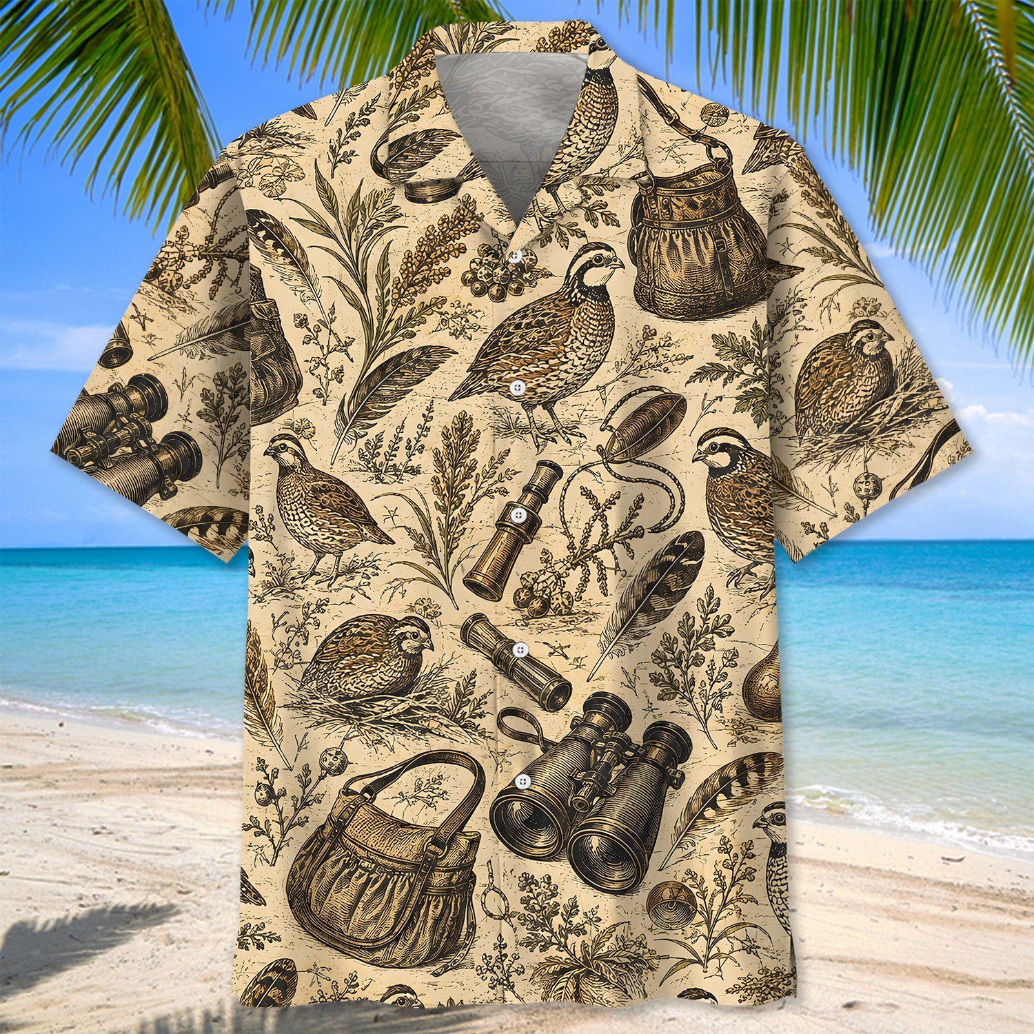 Quail Hunting Vintage Hawaiian Shirt