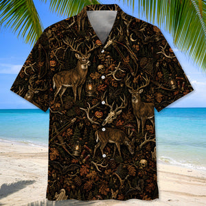Deer Hunting Halloween Hawaiian Shirt