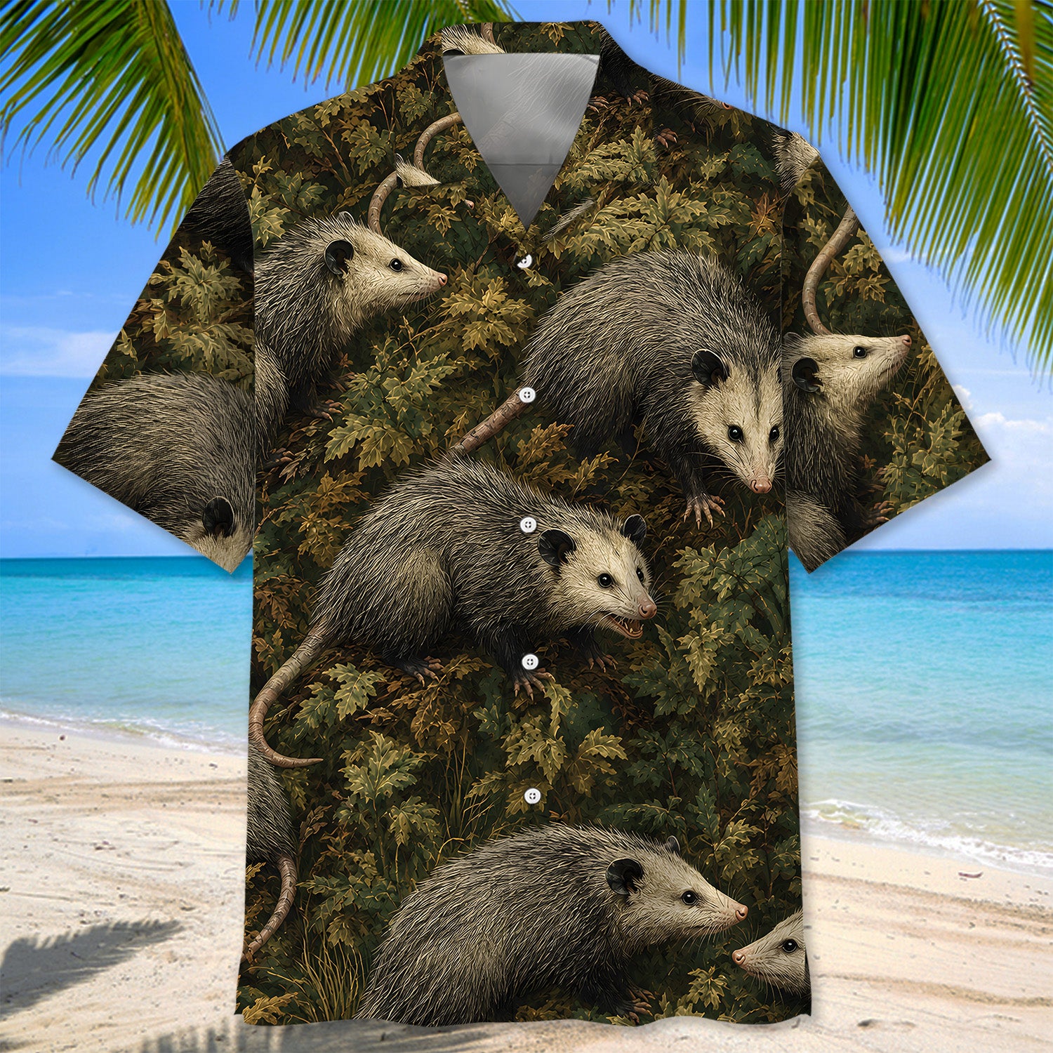 Wild Opossum Vintage Pattern