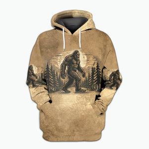 Vintage Sasquatch Not All Who Wander Are Lost All Over Print Shirt