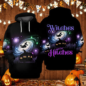 Witches With Hitches All Over Print Shirt