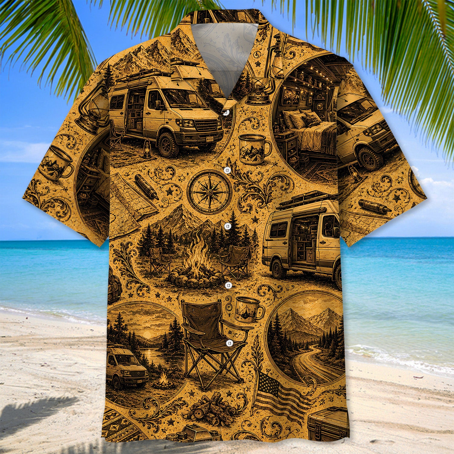 Vanlife Vintage Legend Art Hawaiian Shirt