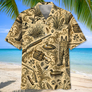 Duck Hunting Vintage Hawaiian Shirt